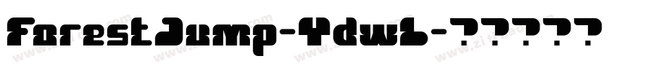 ForestJump-YdwL字体转换