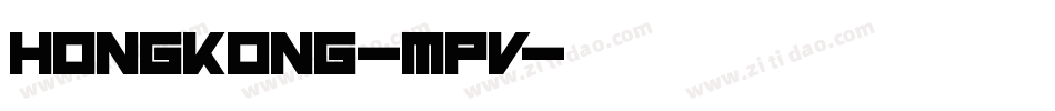 Hongkong-MPv字体转换