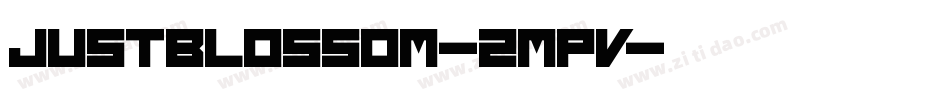 JustBlossom-2mPv字体转换