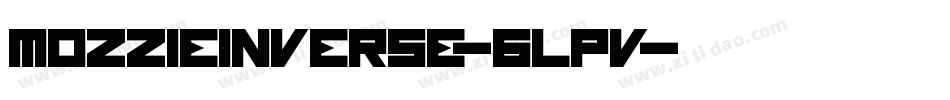 MozzieInverse-6lPv字体转换