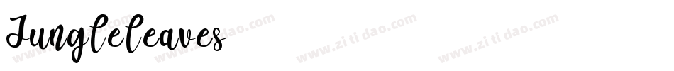 Jungleleaves字体转换