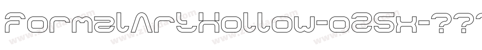 FormalArtHollow-o25x字体转换