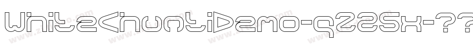 WhiteChuntiDemo-qZ25x字体转换