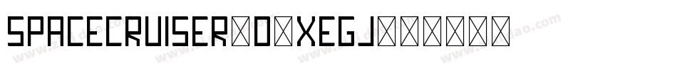 SpaceCruiser3D-xeGj字体转换