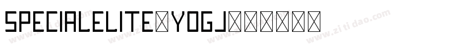 SpecialElite-YOGj字体转换