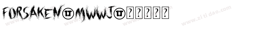 Forsaken-MwWJ字体转换