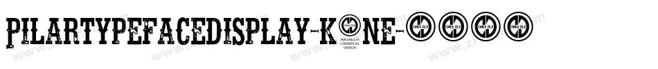PilartypefaceDisplay-K3ne字体转换