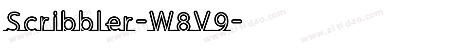Scribbler-W8V9字体转换