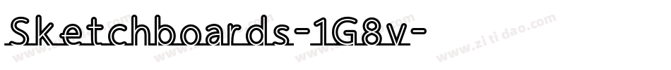 Sketchboards-1G8v字体转换