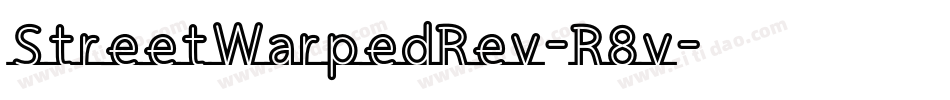 StreetWarpedRev-R8v字体转换