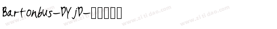 Bartonbus-DYjD字体转换