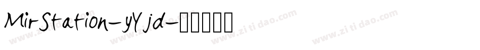 MirStation-yYjd字体转换