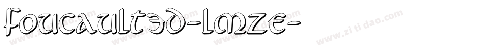 Foucault3D-lmze字体转换