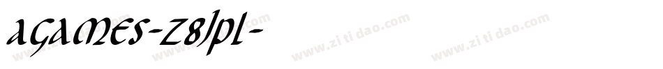 Agames-z8JPl字体转换