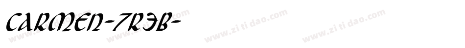 Carmen-7r3B字体转换