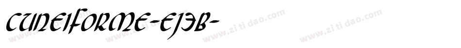 Cuneiforme-ej3B字体转换