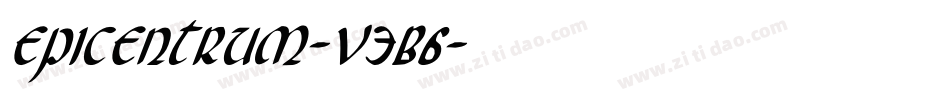 Epicentrum-V3B6字体转换