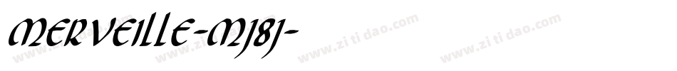 Merveille-mj8j字体转换 Merveille-mj8j字体转换