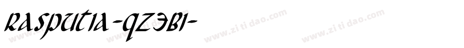 Rasputia-qZ3B1字体转换 Rasputia-qZ3B1字体转换