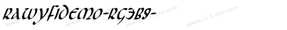 Rawyfidemo-rg3B9字体转换 Rawyfidemo-rg3B9字体转换
