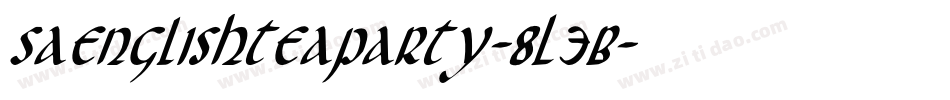 Saenglishteaparty-8L3B字体转换