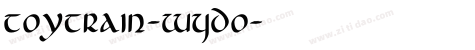ToyTrain-WYdO字体转换