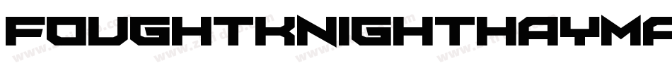 FoughtknightHaymaker-J6rB字体转换