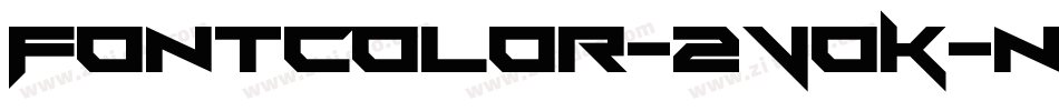 FontColor-2VoK字体转换