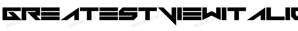 GreatestViewItalic-9VoK字体转换