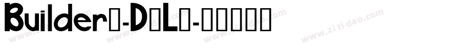 Builder1-D3L1字体转换