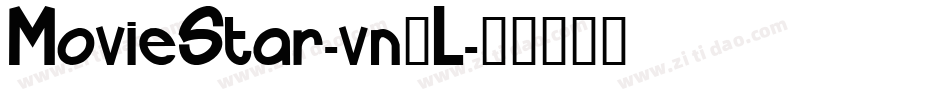 MovieStar-vn3L字体转换