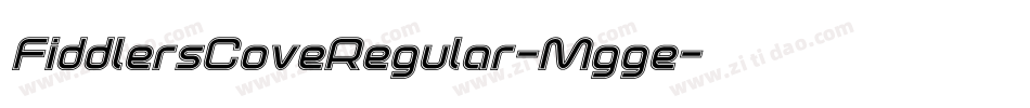 FiddlersCoveRegular-Mgge字体转换