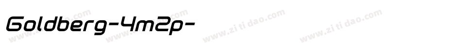 Goldberg-4m2p字体转换