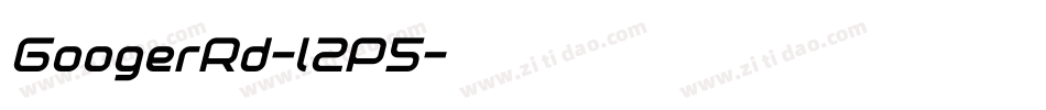 GoogerRd-l2P5字体转换