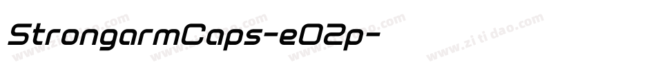 StrongarmCaps-eO2p字体转换