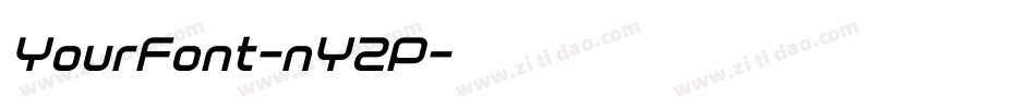 YourFont-nY2P字体转换