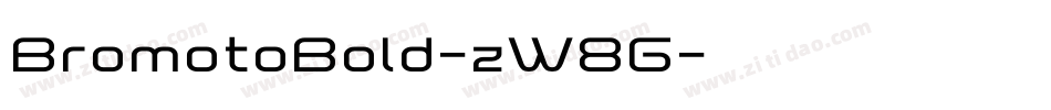 BromotoBold-zW8G字体转换