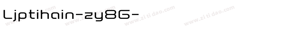 Ljptihain-zy8G字体转换