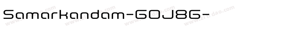 Samarkandam-GOJ8G字体转换