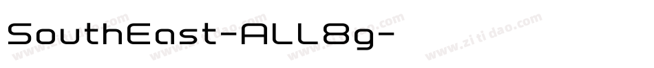 SouthEast-ALL8g字体转换 SouthEast-ALL8g字体转换