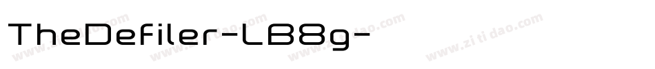 TheDefiler-LB8g字体转换 TheDefiler-LB8g字体转换