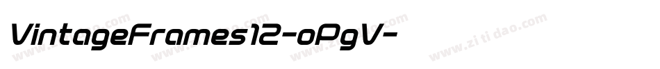 VintageFrames12-oPgV字体转换