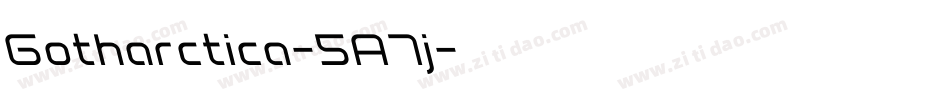 Gotharctica-5A7j字体转换
