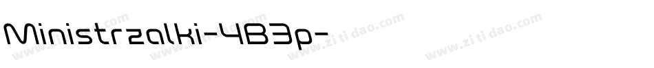 Ministrzalki-4B3p字体转换