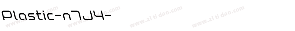 Plastic-n7J4字体转换