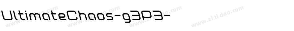 UltimateChaos-g3P3字体转换