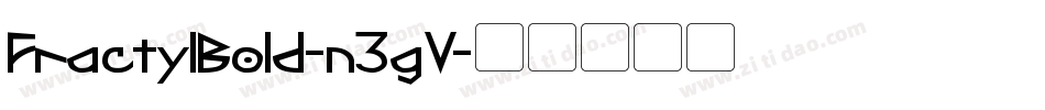FractylBold-n3gV字体转换