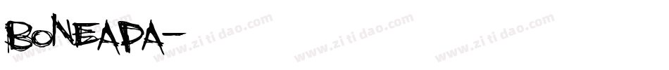 BONEAPA字体转换