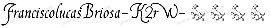 FranciscolucasBriosa-K2rW字体转换