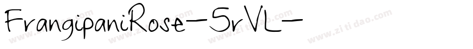 FrangipaniRose-5rVL字体转换